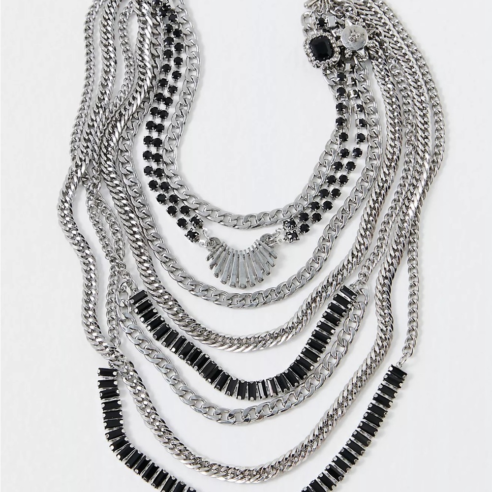 Free People The Pistols Stacked Chain Choker